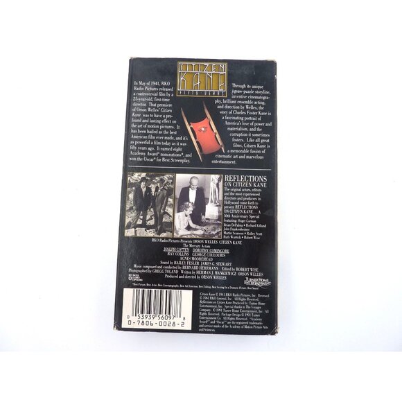 Citizen Kane VHS The Fiftieth 50 Anniversary 1991 - Picture 2 of 4